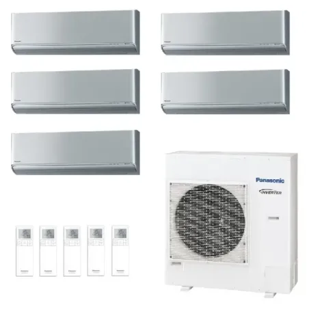 Condizionatore Panasonic Penta Split 9+9+9+9+12 XZ Etherea CU-5Z90CBE
