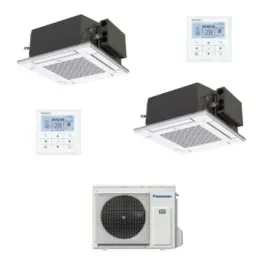 Condizionatore Panasonic Dual Split 9+12 Btu 60 x 60 4 vie CU-2Z50CBE