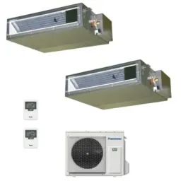 Condizionatore Panasonic Dual Split 12+12 Btu Canale CU-2Z50CBE