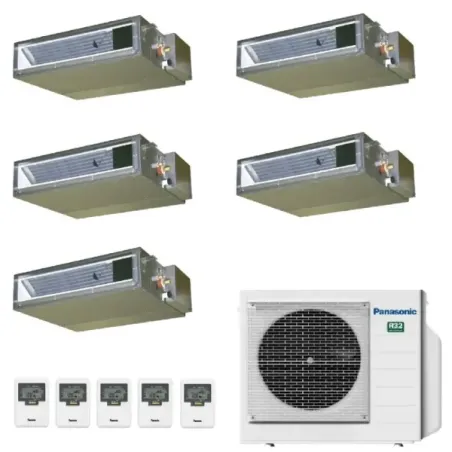 Condizionatore Panasonic Penta Split 12+12+12+12+12 Canale CU-5Z90CBE