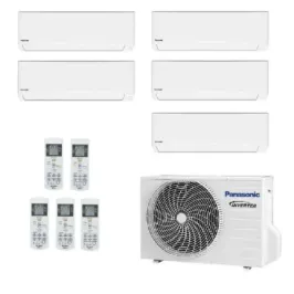 Condizionatore Panasonic Quadri Split 9+9+9+9 TZ Compatta CU-5Z90CBE