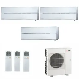 Mitsubishi Trial Split 9+12+12 Btu Bianco Perla MXZ-3F68VF4