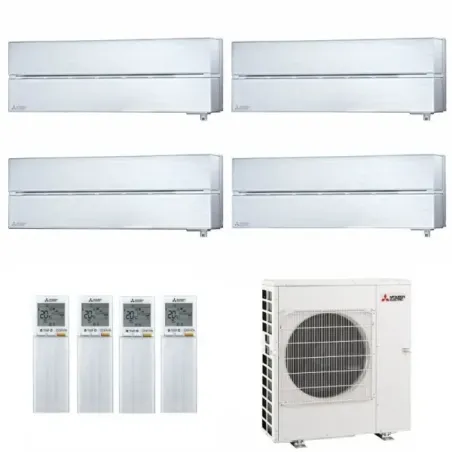 Mitsubishi Quadri Split 9+9+9+9 Btu Bianco Perla MXZ-4F72VF4