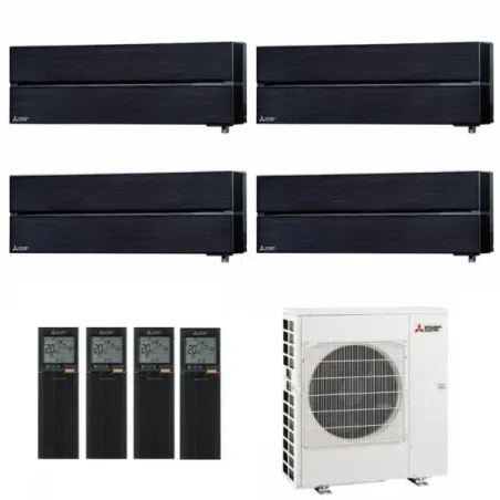 Mitsubishi Quadri Split 9+9+9+12 Btu Nero Onice MXZ-4F72VF4