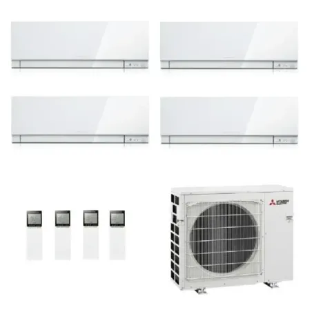 Condizionatore Mitsubishi Quadri Split 9+9+9+12 Bianco MXZ-4F72VF4