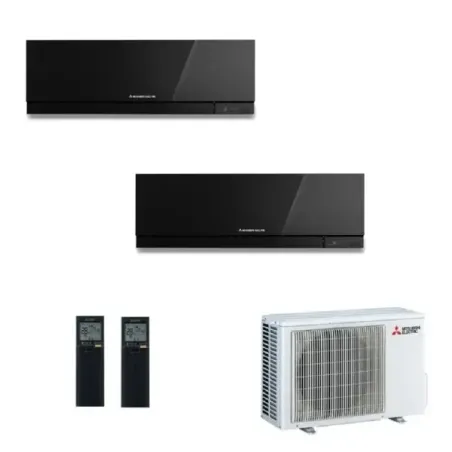 Condizionatore Mitsubishi Dual Split 7+7 Btu Nero MXZ-2F33VF4