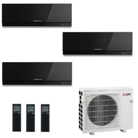Condizionatore Mitsubishi Trial Split 9+9+9 Nero MXZ-3F54VF4