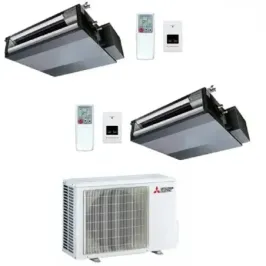 Mitsubishi Dual Split 9+9 Canalizzato MXZ-2F42VF4 con Telecomando