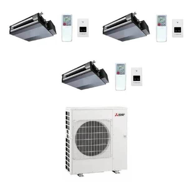 Mitsubishi Trial Split 9+12+12 Canalizzato MXZ-3F68VF4 con Telecomando