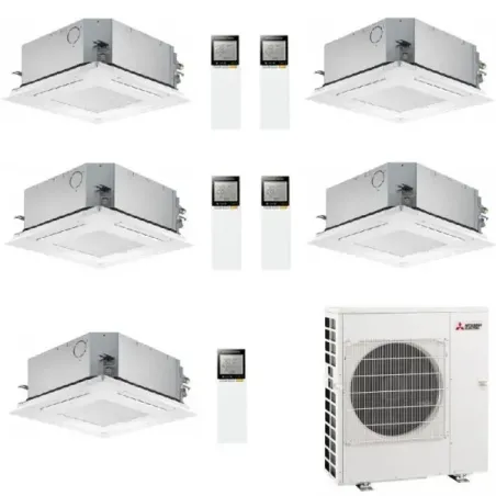 Condizionatore Mitsubishi Penta Split 9+9+9+9+9 Cassetta MXZ-5F102VF2