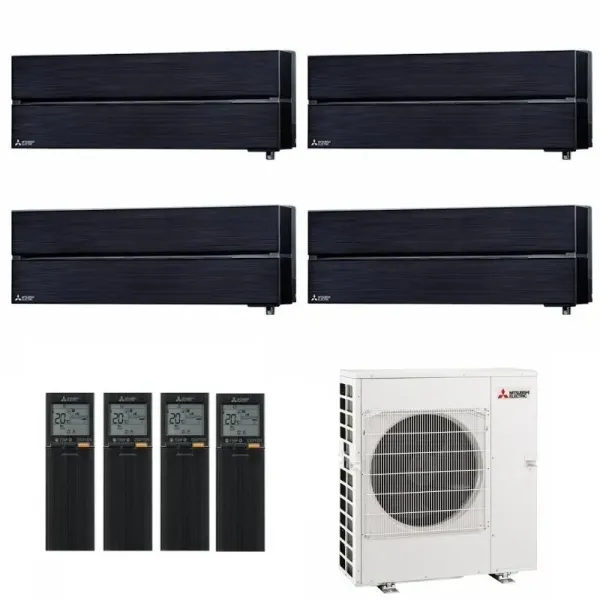 Mitsubishi Quadri Split 12+12+12+12 Btu Nero Onice MXZ-4F80VF4