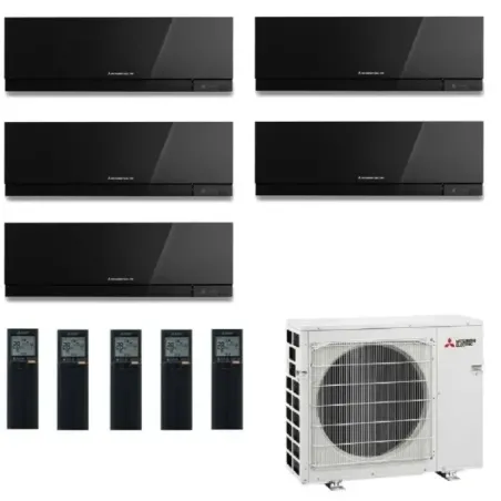Condizionatore Mitsubishi Penta ZEN 9+9+9+9+9 Nero MXZ-5F102VF2