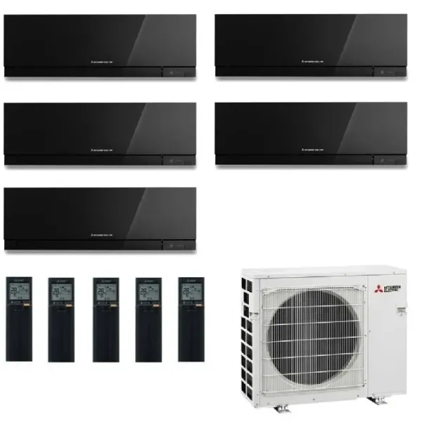 Condizionatore Mitsubishi Penta ZEN 9+9+9+9+15 Nero MXZ-5F102VF2