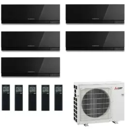 Condizionatore Mitsubishi Penta ZEN 9+9+9+9+18 Nero MXZ-5F102VF2