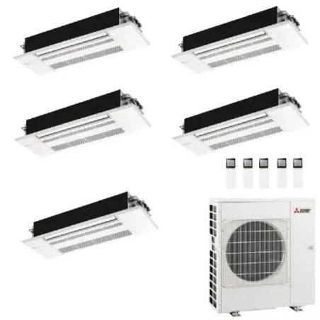 Condizionatore Mitsubishi Penta 9+9+9+9+12 Cassetta MLZ-KP MXZ-4F80V