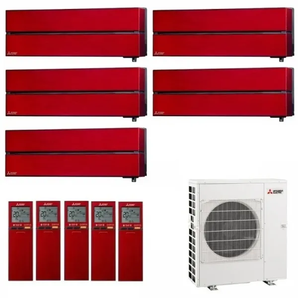 Mitsubishi Penta Split 9+9+9+9+18 Rosso Rubino MXZ-5F102VF2
