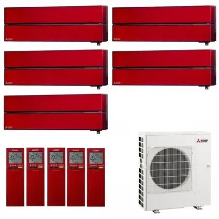 Mitsubishi Penta Split 9+9+9+9+18 Rosso Rubino MXZ-5F102VF2