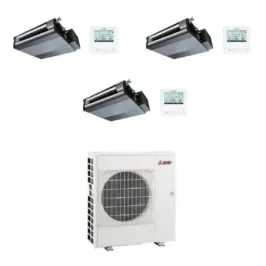 Mitsubishi Trial Split 9+9+12 Canalizzato MXZ-3F68VF4 con filo comando