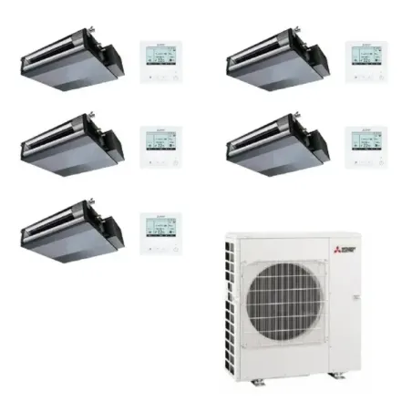 Mitsubishi Penta Split 9+9+9+9+12 Canalizzato MXZ-5F102VF2+FILO