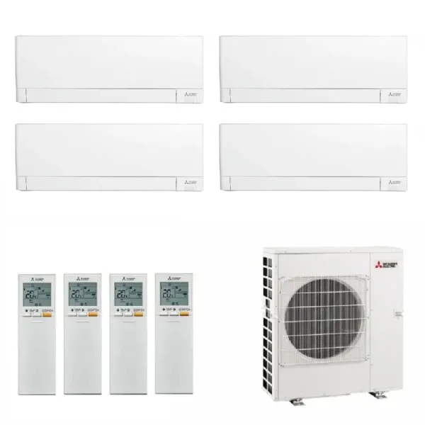 Condizionatore Mitsubishi Quadri 9+9+9+12 Bianco AY MXZ-4F72VF4