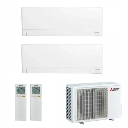 Condizionatore Mitsubishi Dual Split 5+5 MSZ-AY Bianco MXZ-2F33VF4
