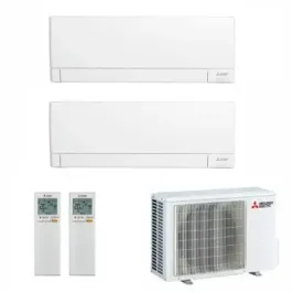 Condizionatore Mitsubishi Dual Split 7+7 MSZ-AY Bianco MXZ-2F33VF4