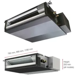 Mitsubishi Unità Interna 9000 Btu Canalizzato SEZ-M con filo comando 2