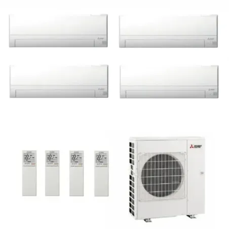 Condizionatore Mitsubishi Quadri 12+12+12+12 Bianco AY MXZ-4F72VF4