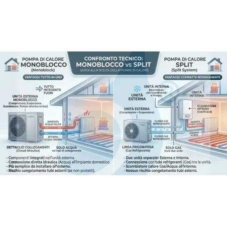 Hisense Pompa di Calore Monoblocco Monofase 8.0 kW R32 A+++ Serie Hi-T