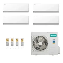 Condizionatore Hisense Quadri Split 7+9+9+12 UNI HB 4AMW81U4RJC