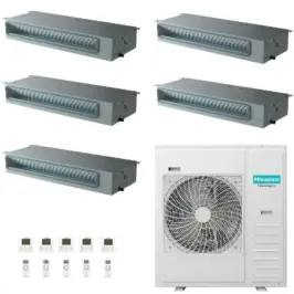 Hisense Penta Split 9+9+9+9+9 Canalizzato 5AMW105U4RQC