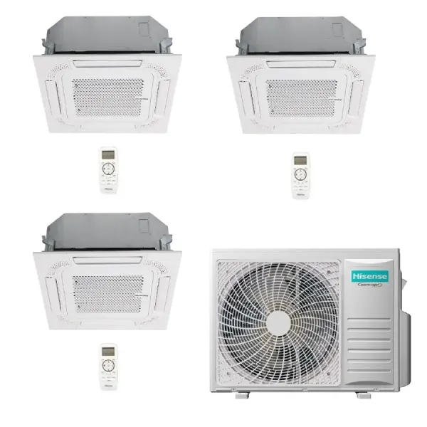 Condizionatore Hisense Trial Split 9+9+12 60x60 3AMW62U4RJC