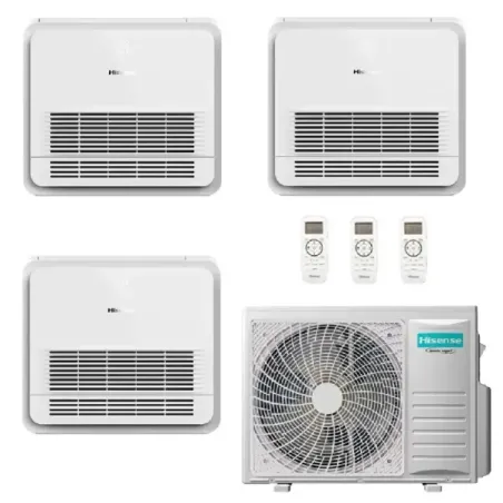 Condizionatore Hisense Trial Split 9+9+9 Console 3AMW52U4RJC