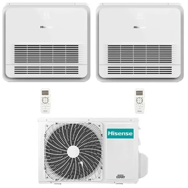 Condizionatore Hisense Dual Split 9+18 Btu Console 3AMW62U4RJC