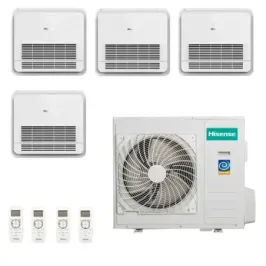 Condizionatore Hisense Quadri Split 9+9+9+12 Console 4AMW81U4RJC
