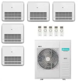 Hisense Penta Split 9+9+9+12+12 Console 5AMW105U4RQC