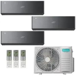 Condizionatore Hisense Trial Split 9+9+9 Energy PRO X 3AMW62U4RJC