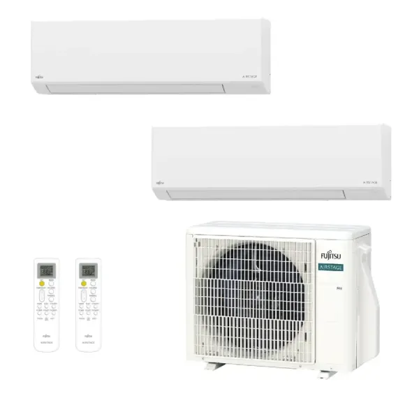 Condizionatore Fujitsu Dual Split 9+9 KL AOEH14KACB2 Parete WiFi