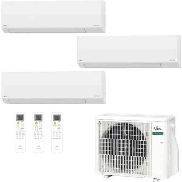 Condizionatore Fujitsu Trial Split 12+12+12 KL WiFi AOEH18KACB3