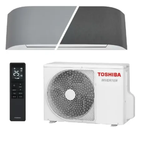 Toshiba Mono Split 9000 Btu RAS-B10N4KVRG-E1 RAS-10J2AVSG-E1 Grigio