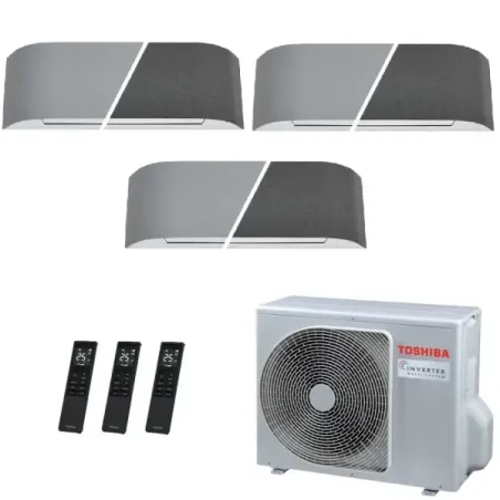 Toshiba Trial Split 12+12+12 Btu Haori RAS-4M27G3AVG-E