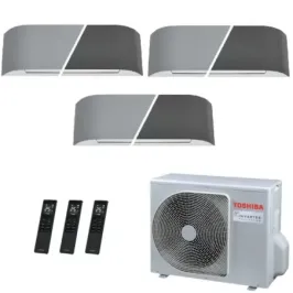 Toshiba Trial Split 12+12+15 Btu Haori RAS-4M27G3AVG-E