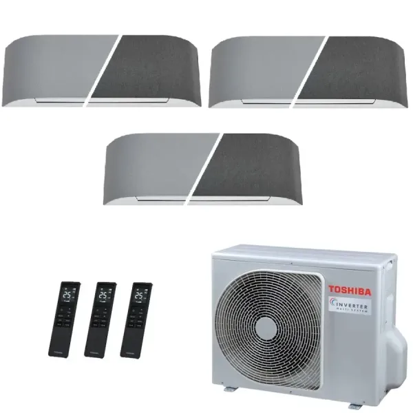 Toshiba Trial Split 15+15+15 Btu Haori RAS-4M27G3AVG-E