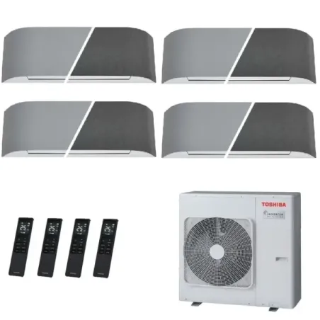 Toshiba Quadri Split 7+7+7+15 Btu Haori RAS-4M27G3AVG-E