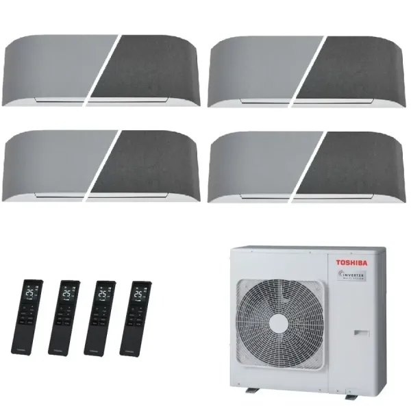 Toshiba Quadri Split 12+12+12+12 Btu Haori RAS-5M34G3AVG-E1