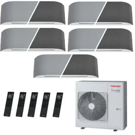 Toshiba Penta Split 9+9+9+12+12 Btu Haori RAS-5M34G3AVG-E1