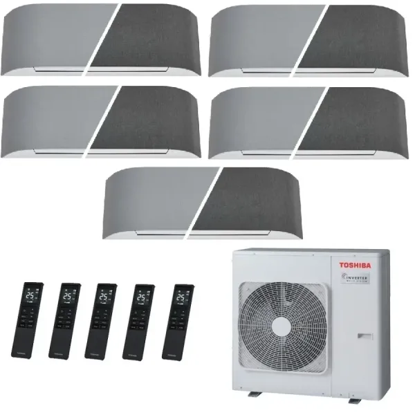 Toshiba Penta Split 12+12+12+12+12 Btu Haori RAS-5M34G3AVG-E1