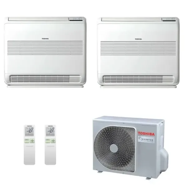 Toshiba Dual Split 12+12 Btu Console RAS-2M14G3AVG-E