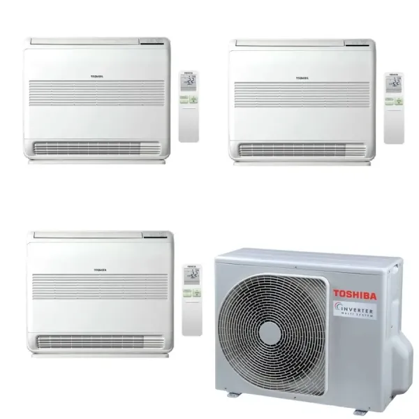 Toshiba Trial Split 12+12+18 Btu Console RAS-3M26G3AVG-E
