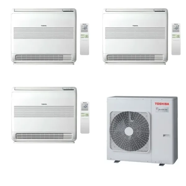 Toshiba Trial Split 12+12+18 Btu Console RAS-4M27G3AVG-E